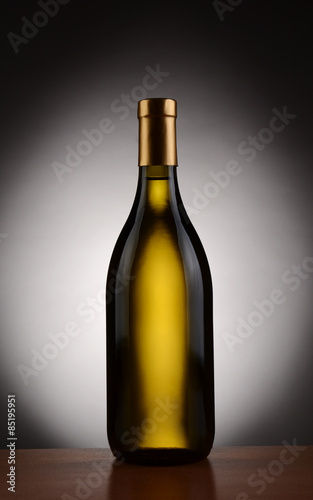 Chardonnay Wine Bottle