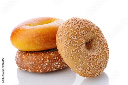 Three Assorted Bagels