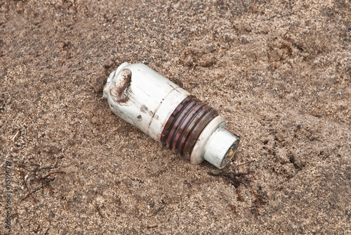 unexploded grenade photo