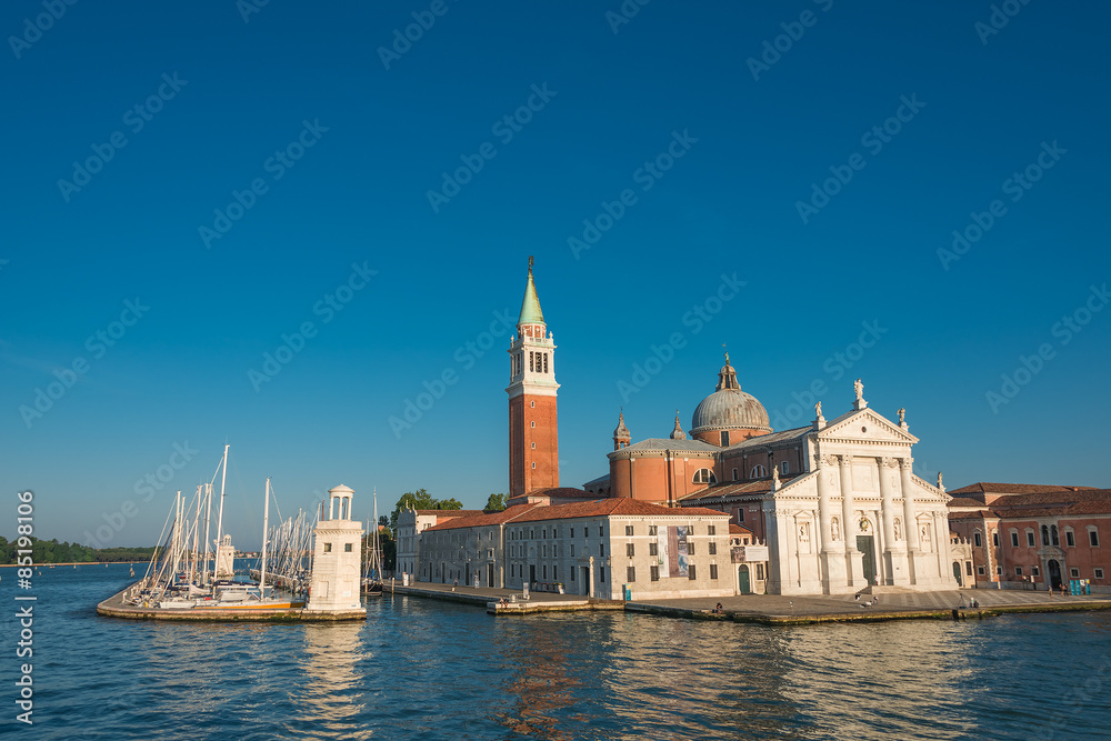 Beautiful Church of San Giorgio Maggiore and its Bell Tower, Ven