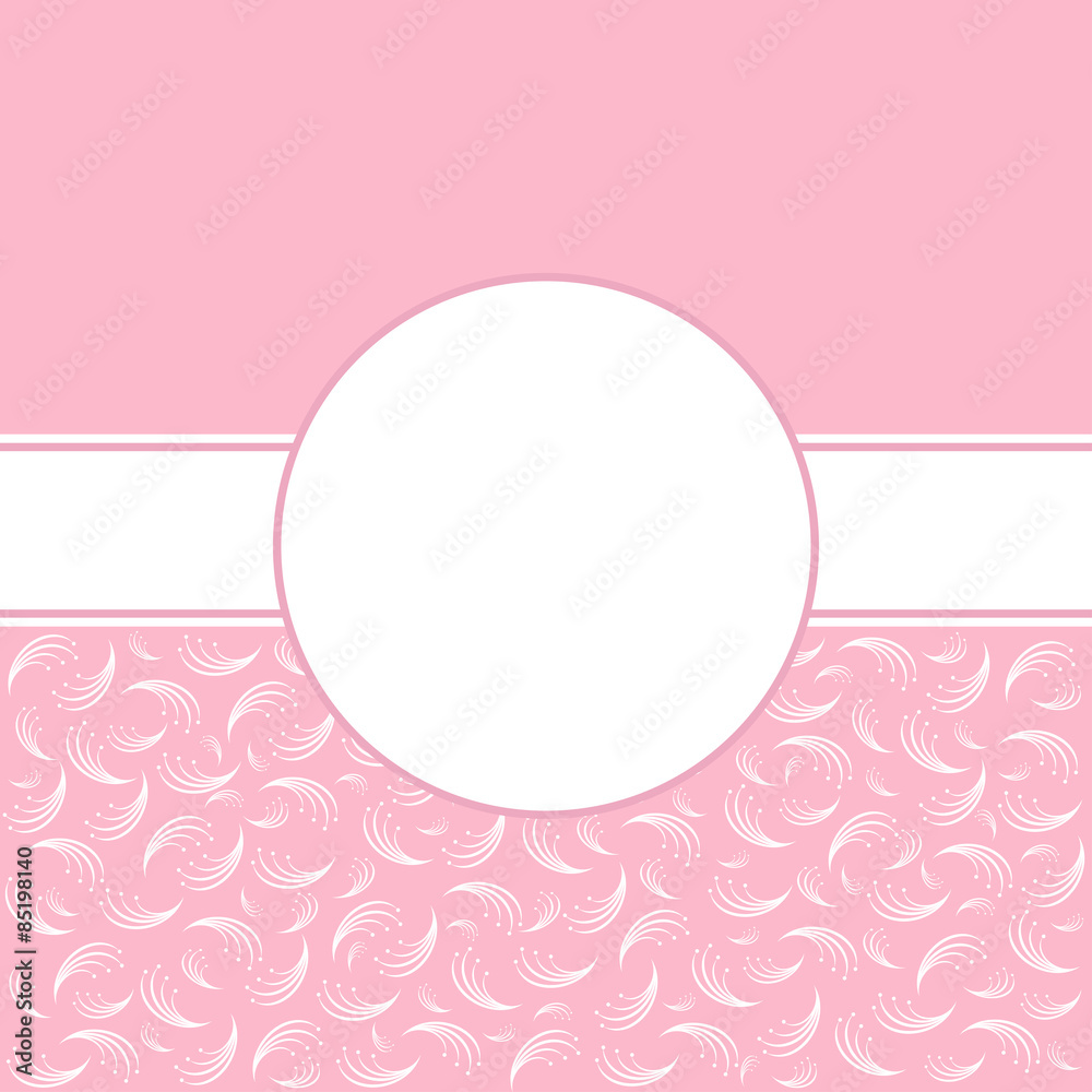Wedding card or invitation with floral ornament background. Wedding card or invitation with floral ornament background.