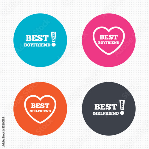 Best boyfriend and girlfriend icons.
