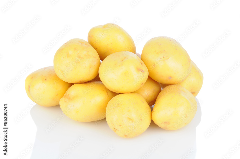 Pile of White Potatoes