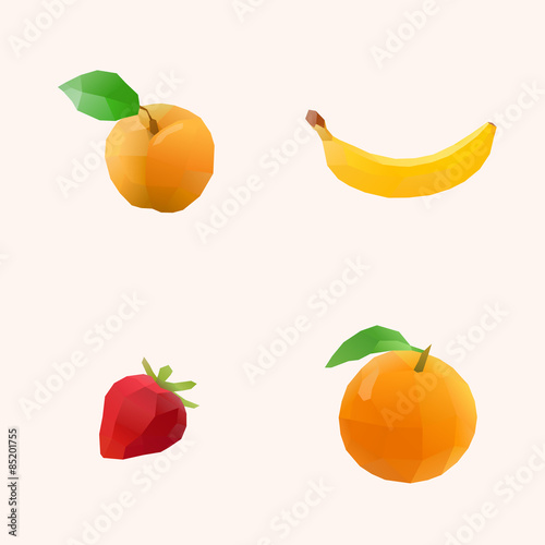 apricot banana strawberry orange