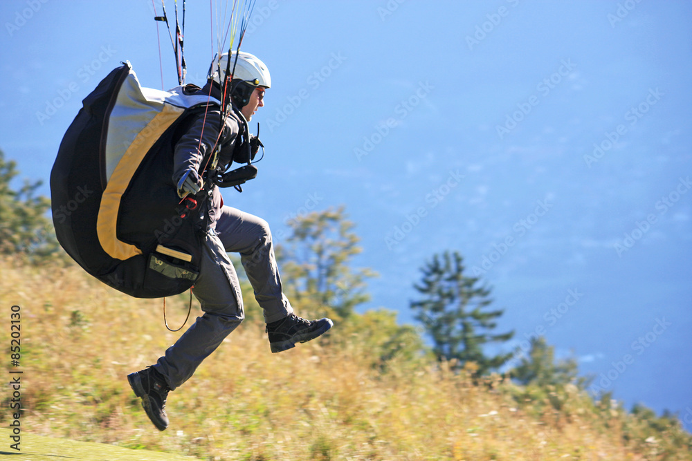 Obraz premium Paraglider launching
