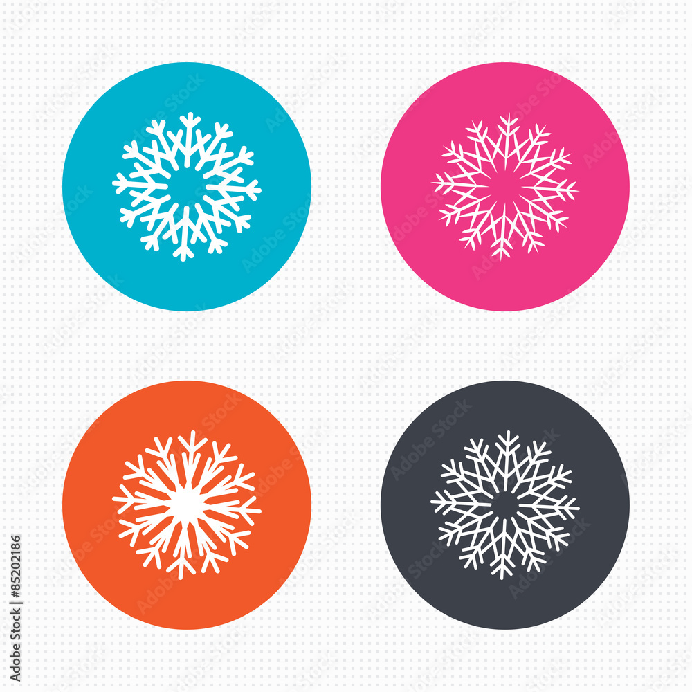 Snowflakes artistic icons. Air conditioning. Snowflakes artistic icons. Air conditioning.