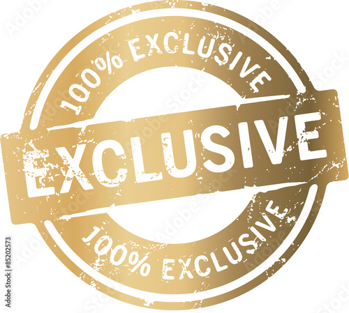 Button gold exclusive