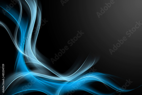 Light Blue Waves Fractal
