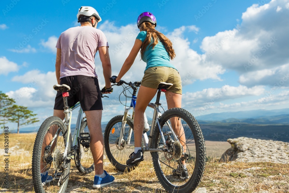 Fototapeta premium Dirt Road, Cycling, Bicycle.