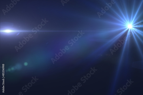 Lens flare effect