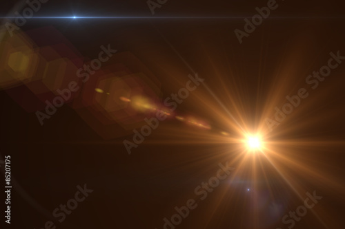 Lens flare effect