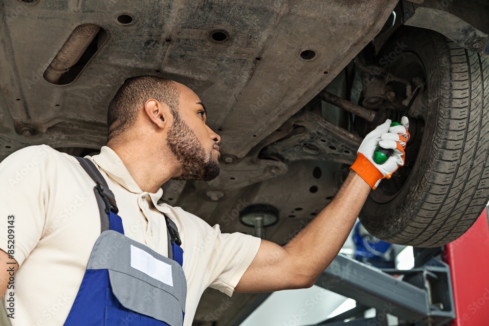 Mechanic, African Descent, Manual Worker. Mechanic, African Descent, Manual Worker.