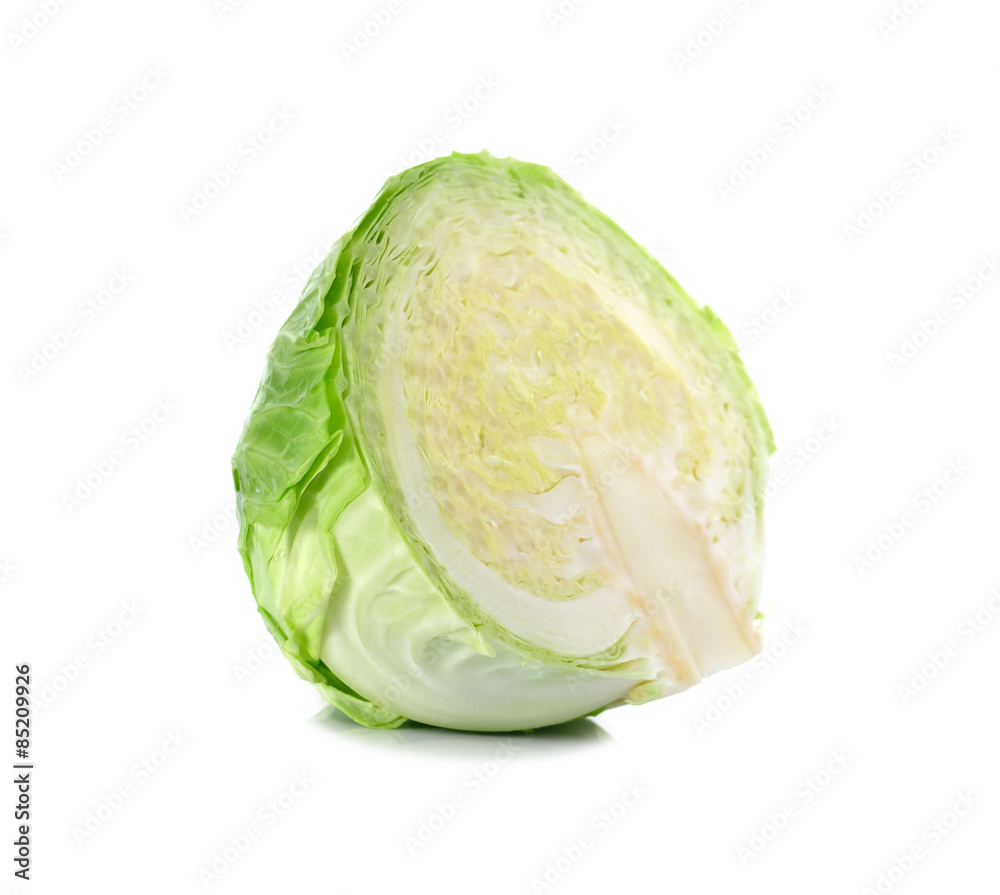 cabbage isolated on white background cabbage isolated on white background