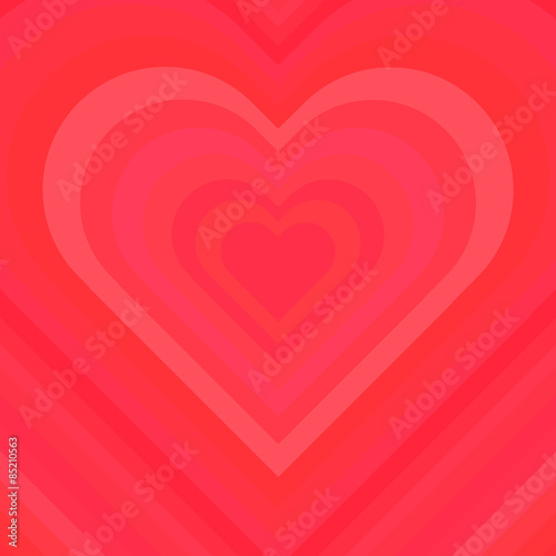 Abstract Colorful Valentine Background. Vector