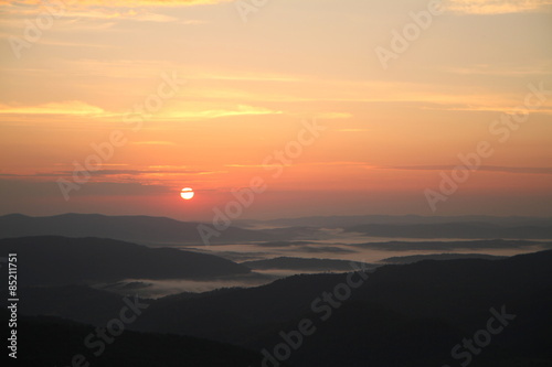 Fototapeta Naklejka Na Ścianę i Meble -  Photo taken during trip to the mountains and forests of Bieszczady, Poland.
