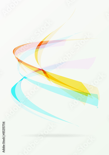 Abstract colorful background with wave