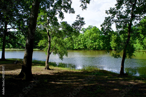 Mayes Lake at LeFleur's Bluff State Park in Jackson, Mississippi