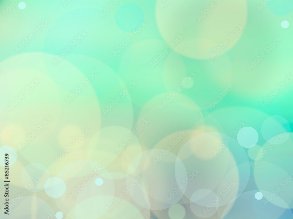 Yellow bokeh abstract green background Yellow bokeh abstract green background
