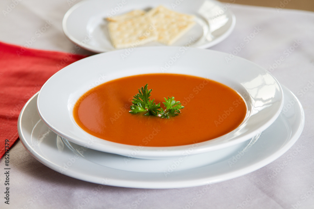 Bowl of tomato soup Bowl of tomato soup