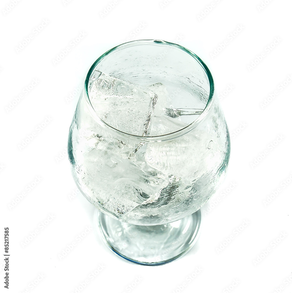 Glass with ice Glass with ice