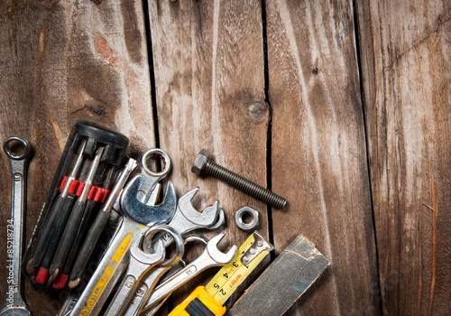 tool renovation on wood