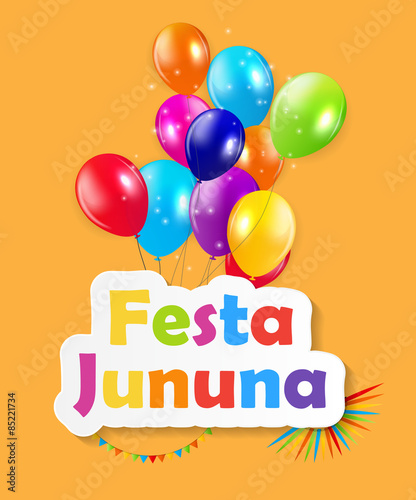 Festa Jinina Background Vector Illustration