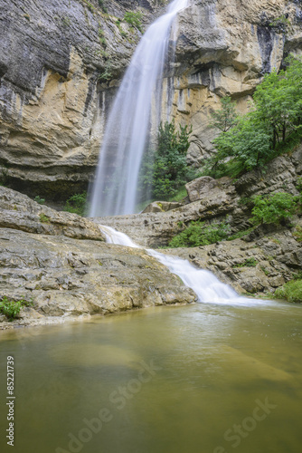 Artazul Waterfall  Navarre  Spain 