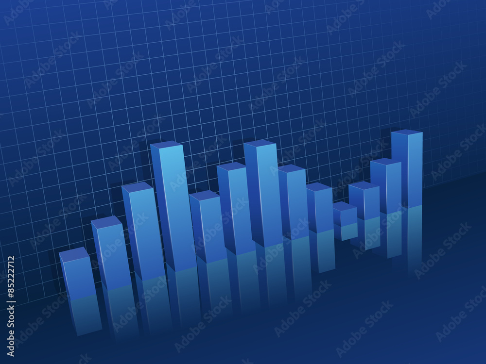Vector illustration of 3d graph Vector illustration of 3d graph