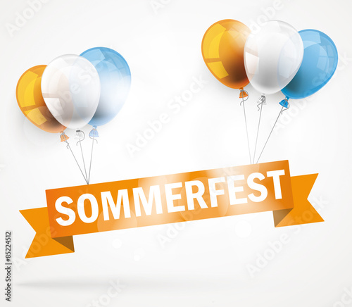 Luftballons Band Sommerfest