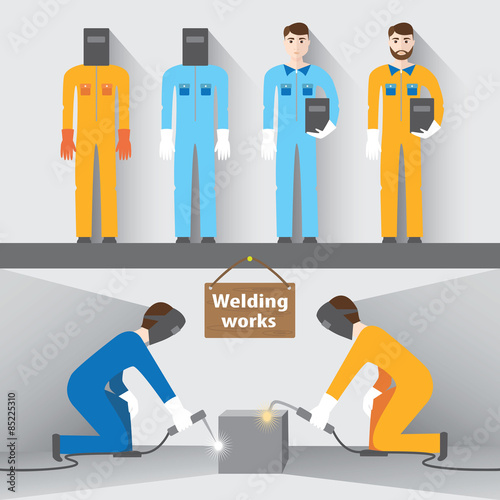 Welding work