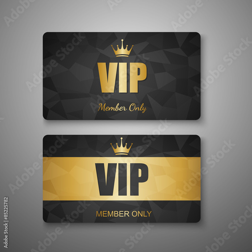 VIP card template,vector