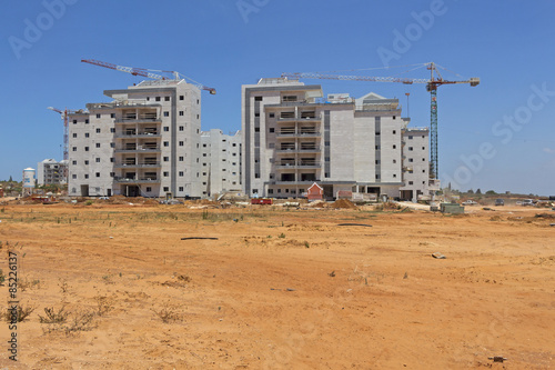 Construction of a residential area. © rmoshe