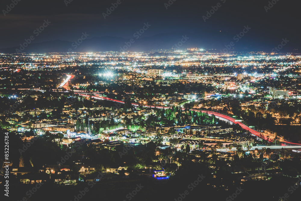 View of the San Fernando Valley from the Universal City Overlook View of the San Fernando Valley from the Universal City Overlook