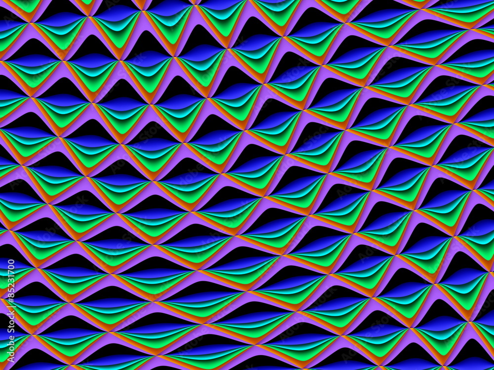 Fototapeta premium Fractal background. Collection - cells. Artwork for creative des