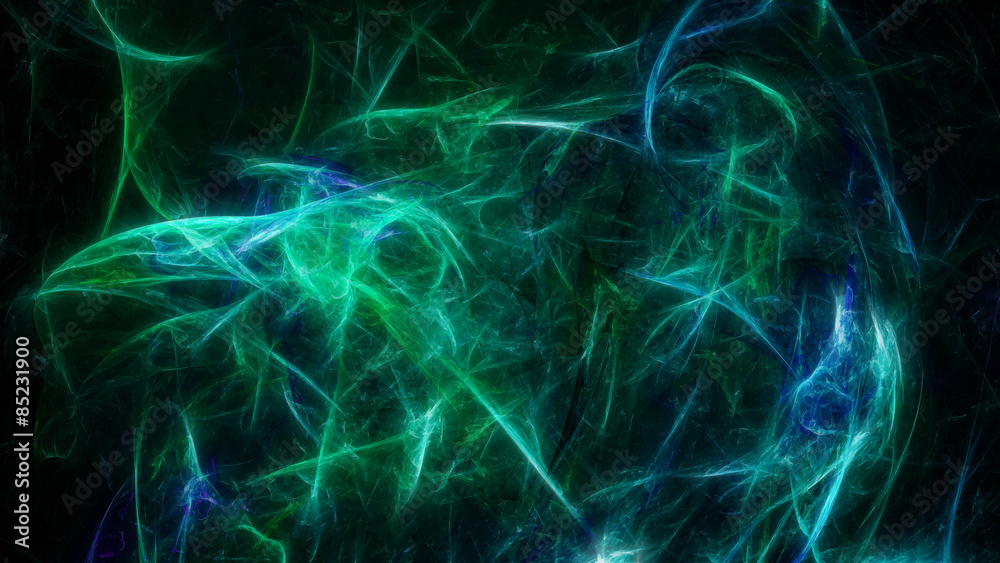 Dark abstract background with flashes
