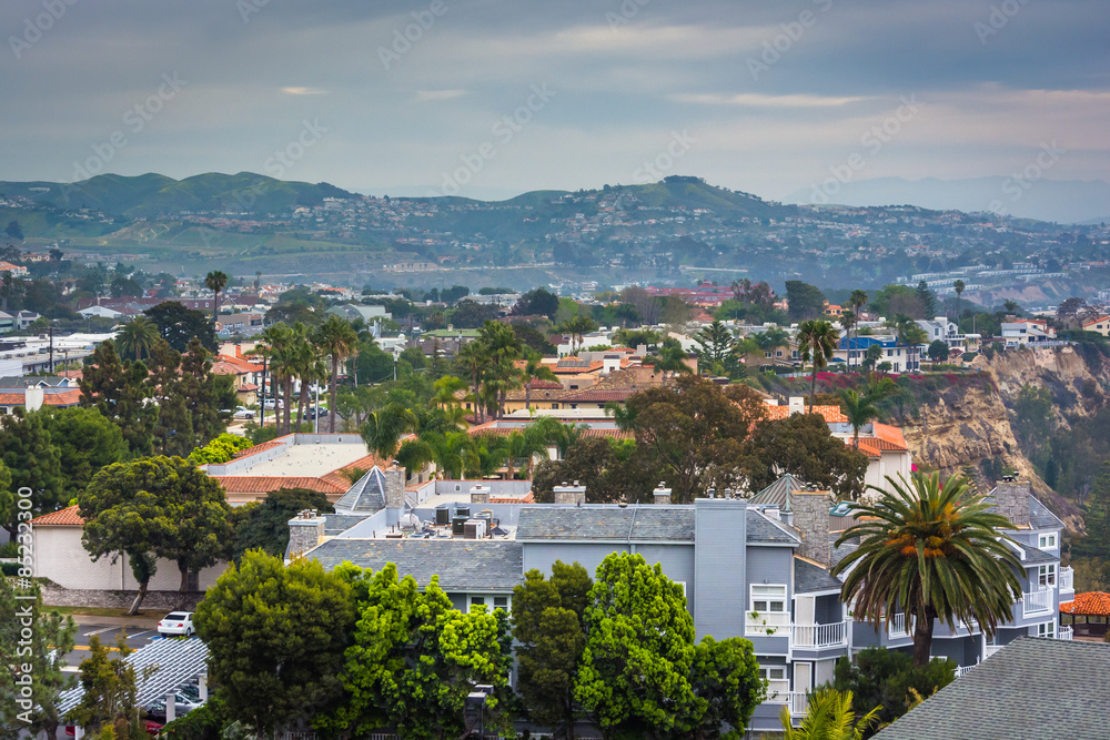 View from Hilltop Park, in Dana Point, California.