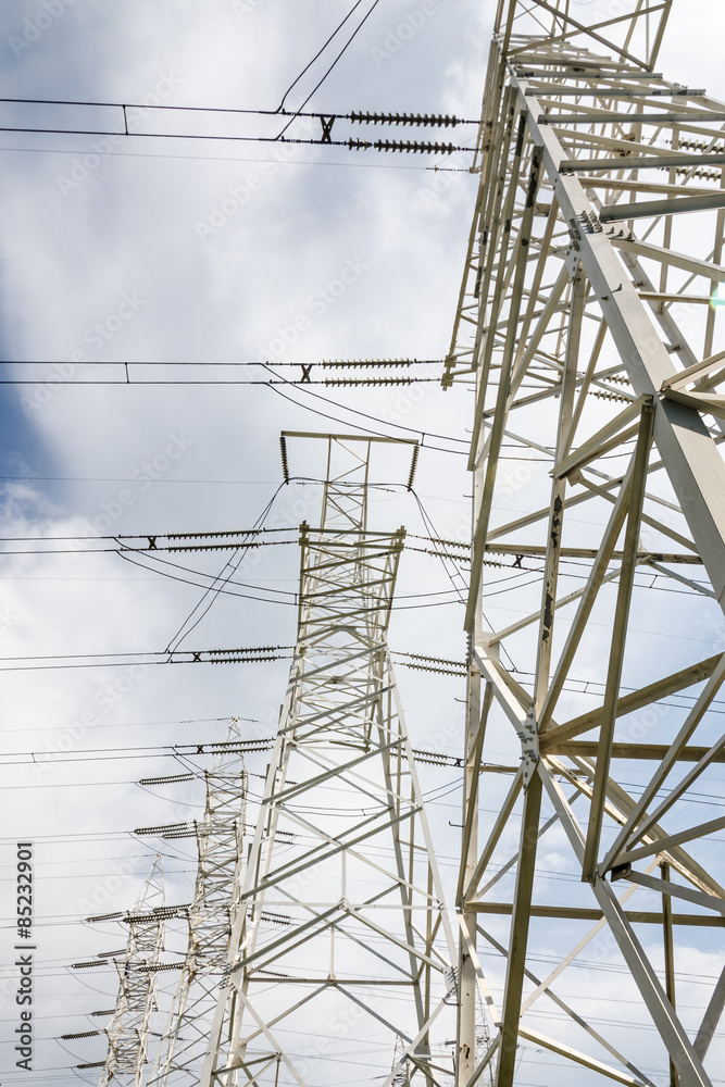 high voltage transmission lines