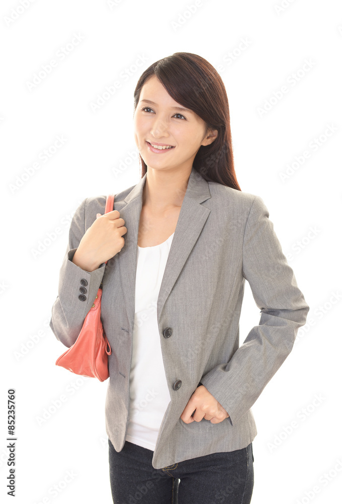 笑顔の女性 笑顔の女性