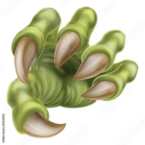 Monster claw hand
