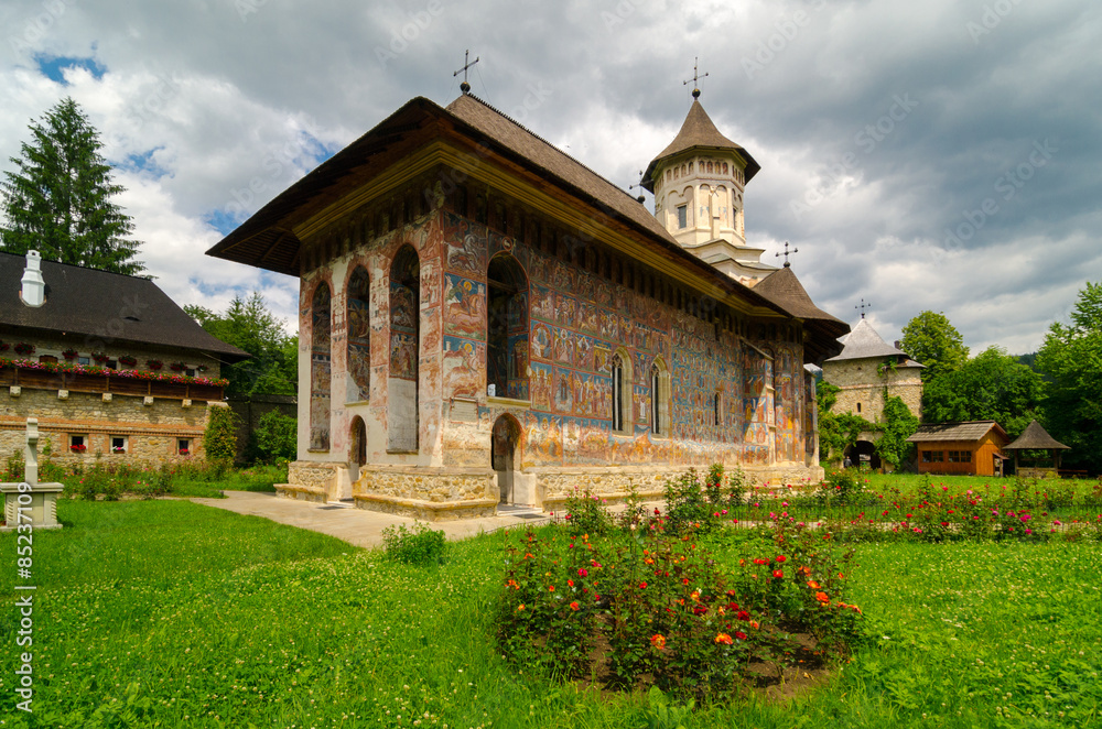Moldovita monastery in Romania