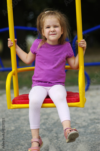  girl on the playground © Alekss