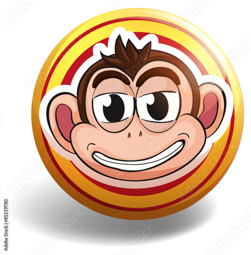 Monkey badge