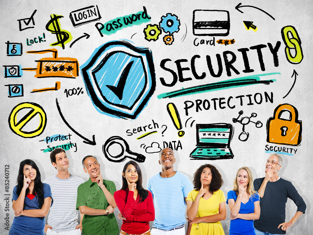 Ethnicity People Imagination Security Protection Password Concept Ethnicity People Imagination Security Protection Password Concept