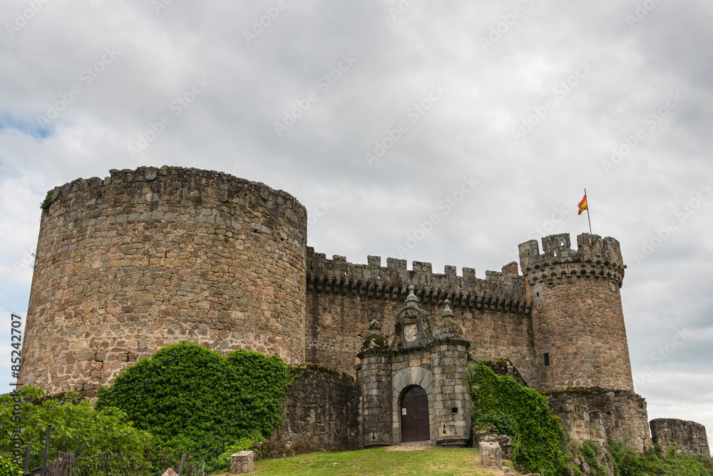 Mombeltran castle in Avila, Spain