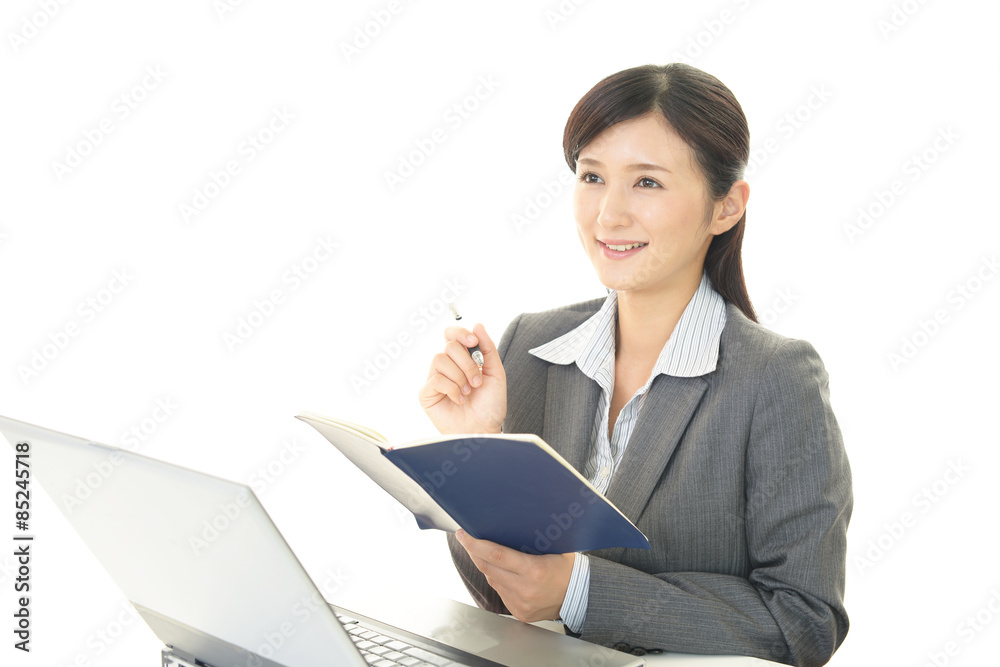 笑顔の女性 笑顔の女性