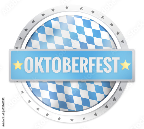 Oktoberfest Round Icon Star...