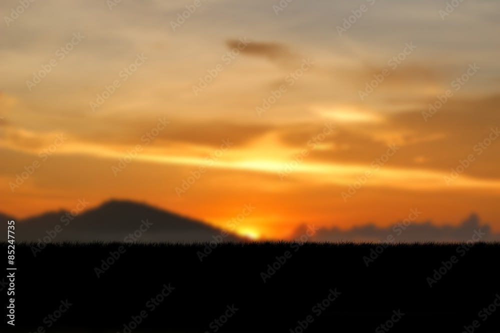 Fototapeta premium zachody słońca