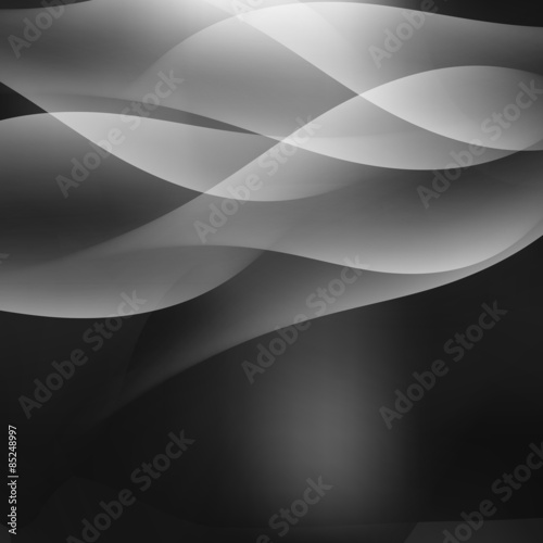 wave black silver pale sky business abstract background vector 
