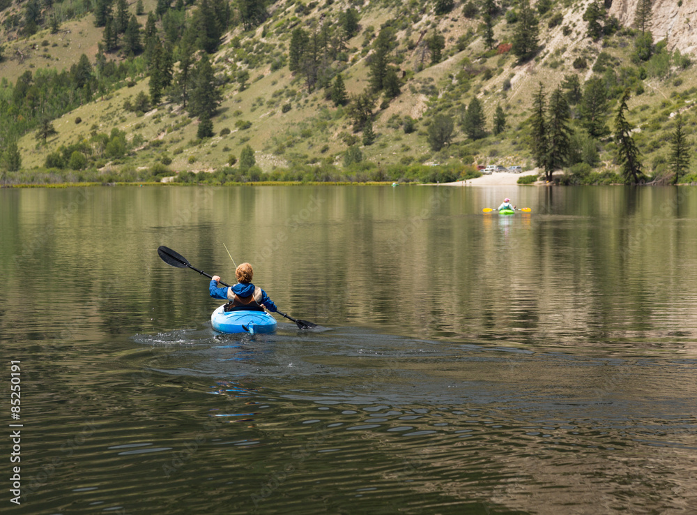 Cottonwood lake near Buena Vista Colorado