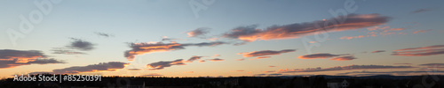 High definition cloudscape at sunset © steheap